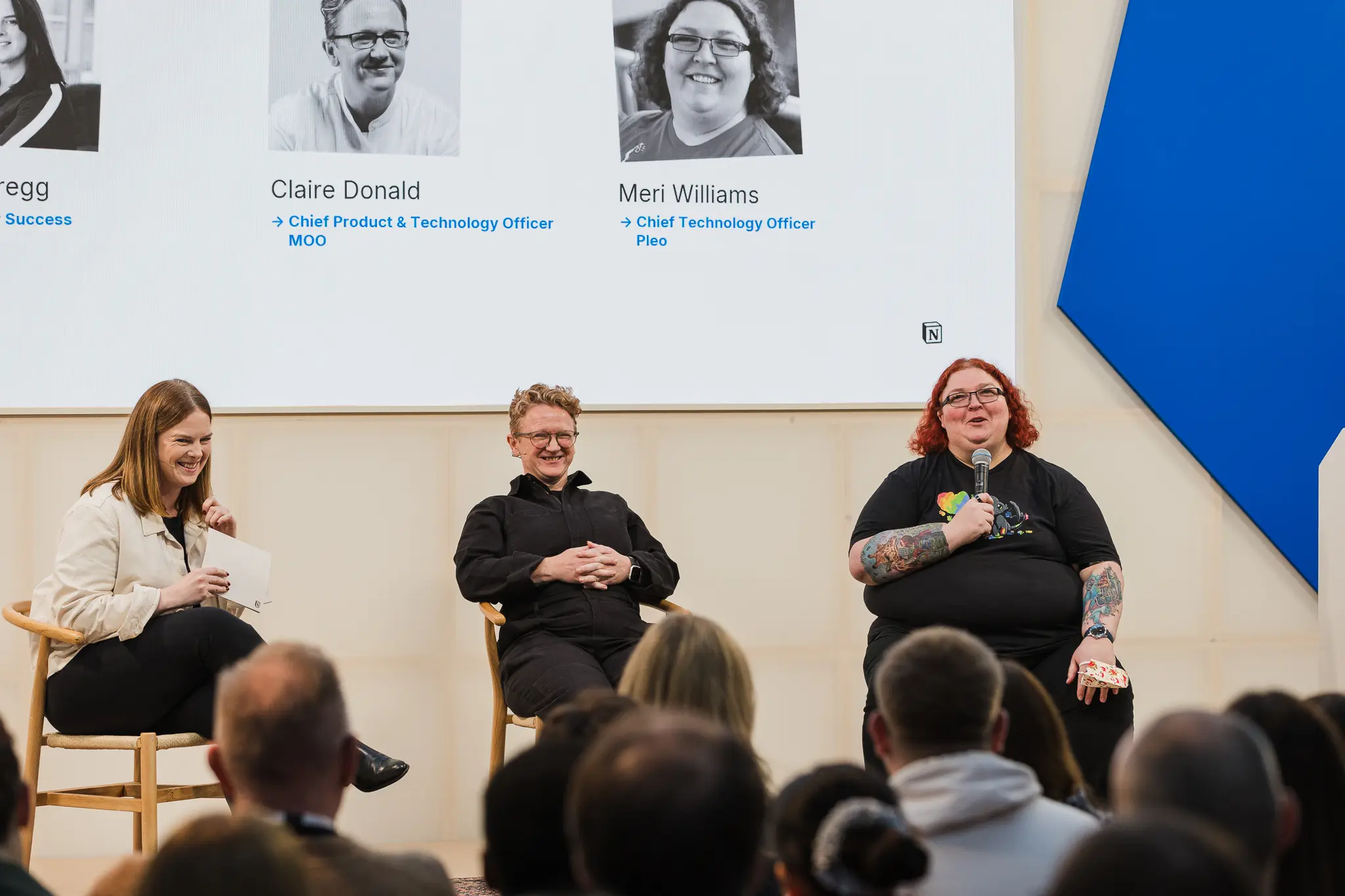Claire Donald, CPTO of MOO, and Meri Williams, CTO of Pleo, share how theyâve successfully implemented new technologies like Notion across their organizations.