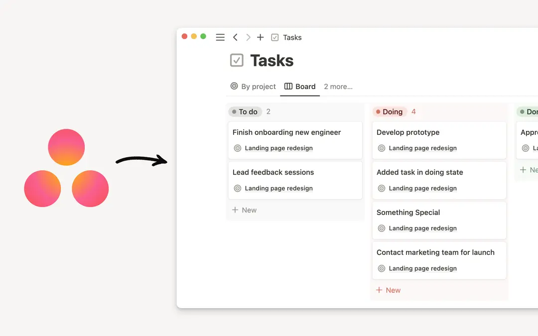 Importar desde Asana
