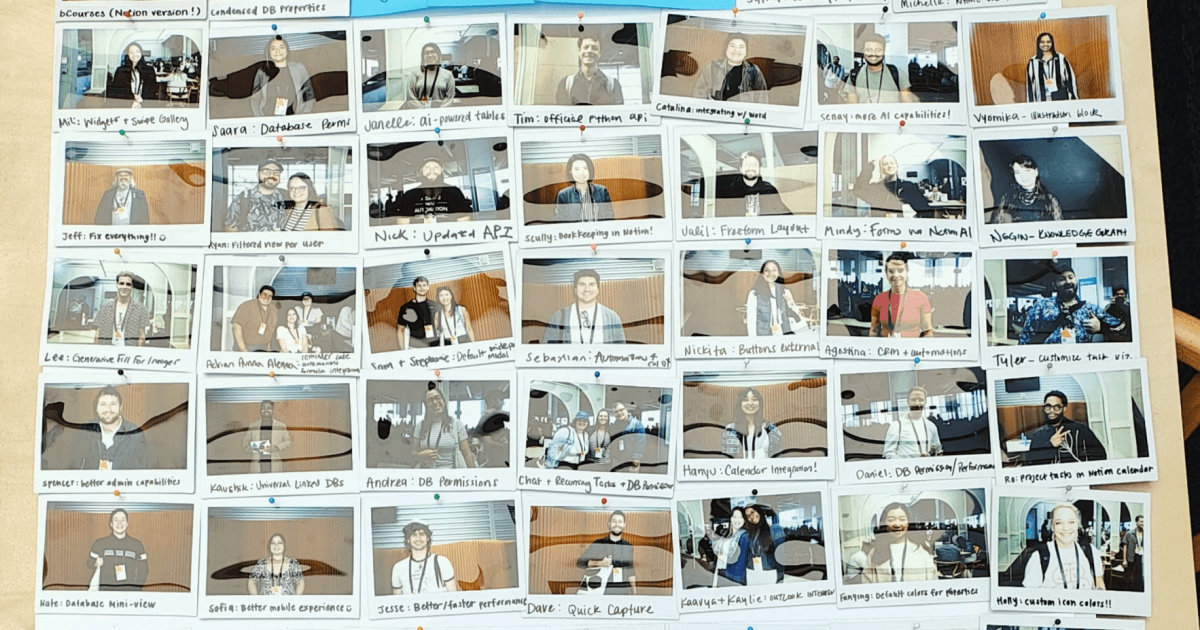 We took photos of our users alongside their requestsâtheyâre now displayed proudly in our offices