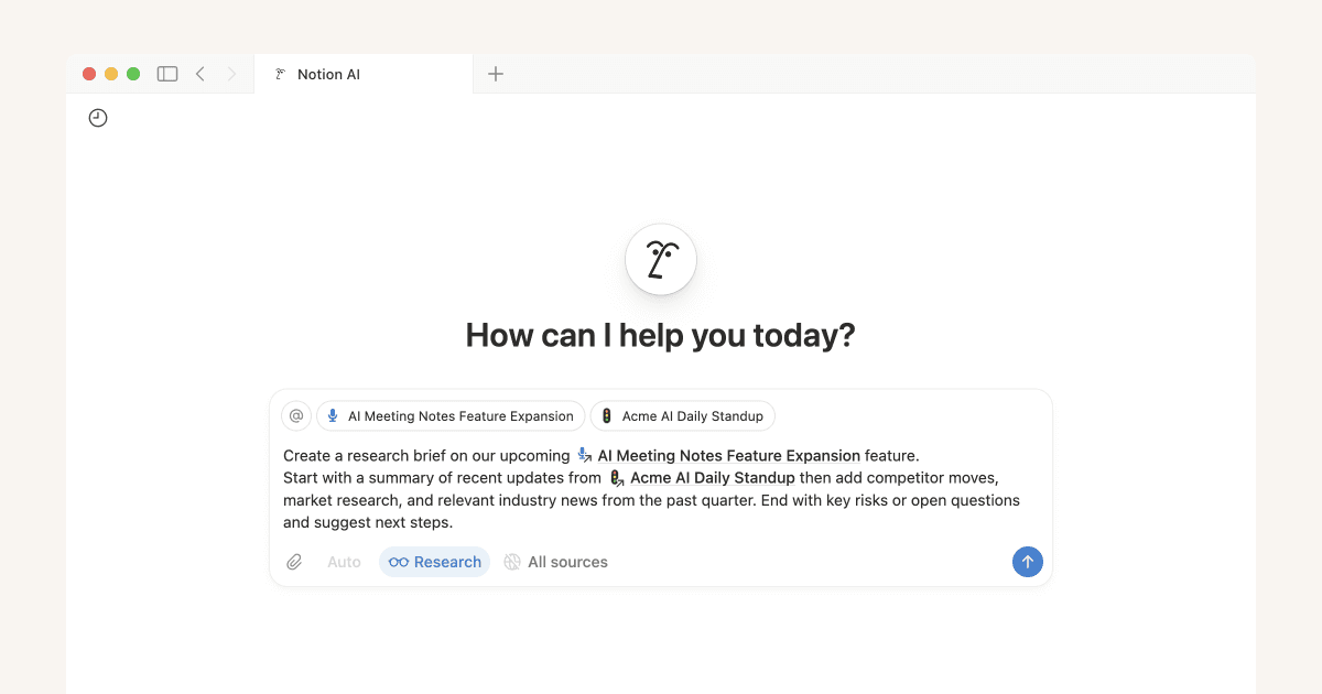 Power your deep work using Research Mode in Notion