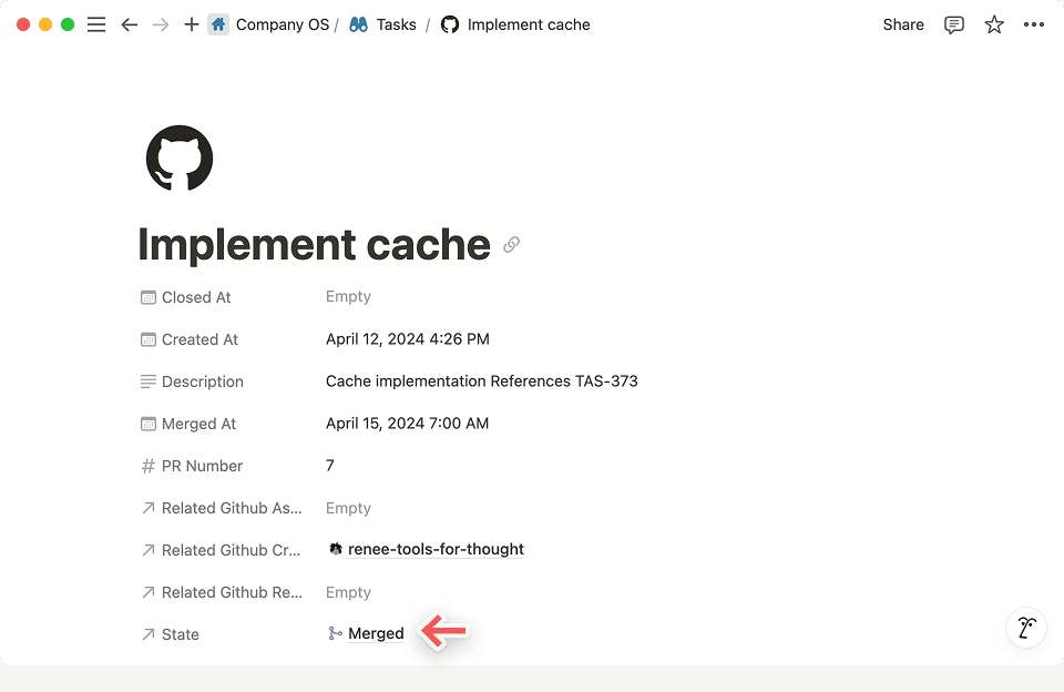 You can link Notion tasks as reference-only, so that those tasks wonât be marked as âdoneâ.